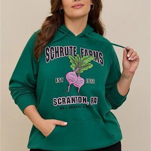 NWT Torrid The Office Shrute Farms Crew Sweatshirt SZ 2